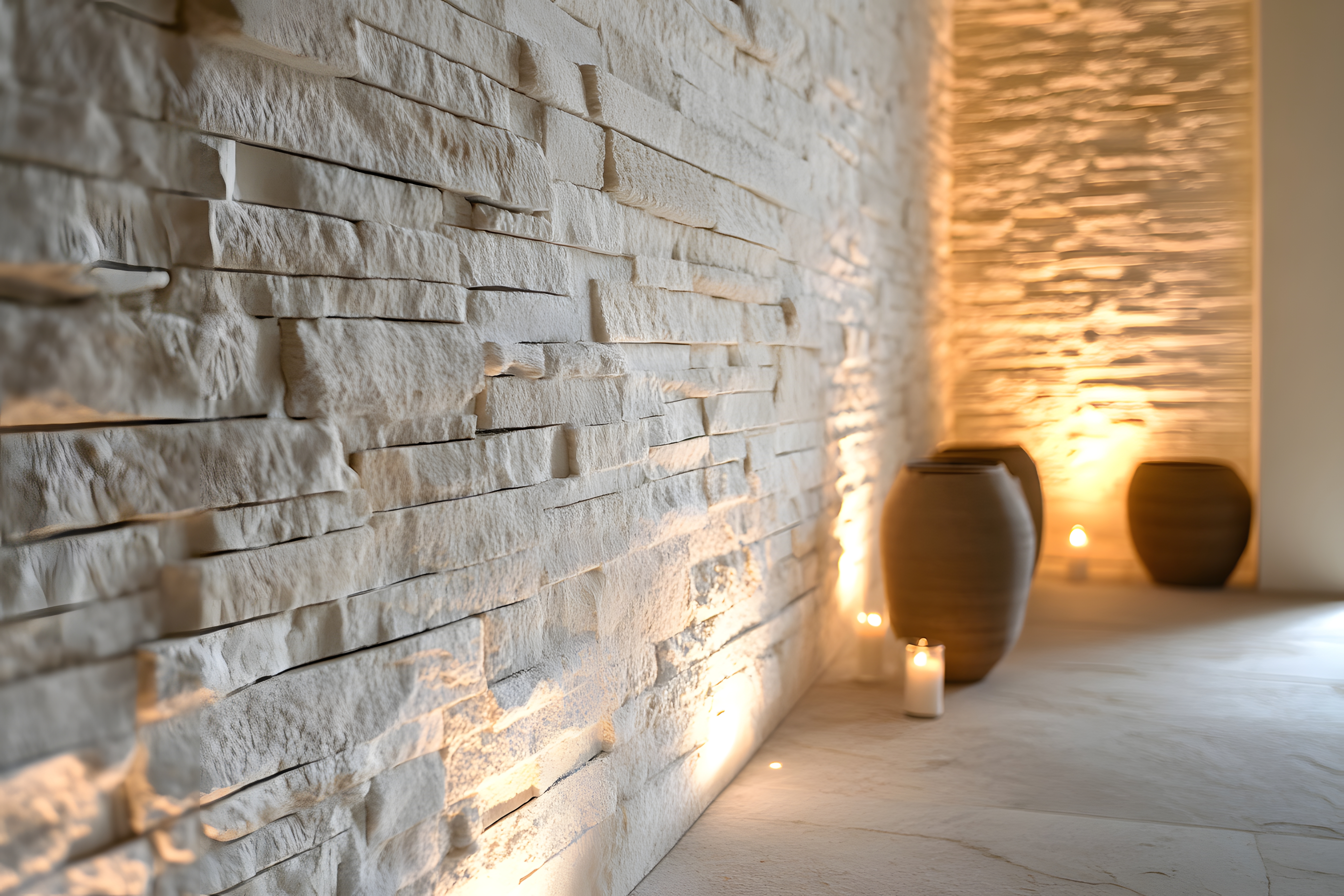 Décoration murale en pierre